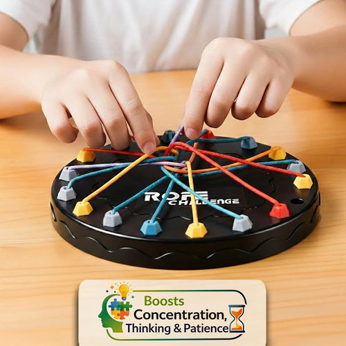 Tikkitots Untangling Mind Challenge Puzzle - Enhances Logic, Focus & Critical Thinking