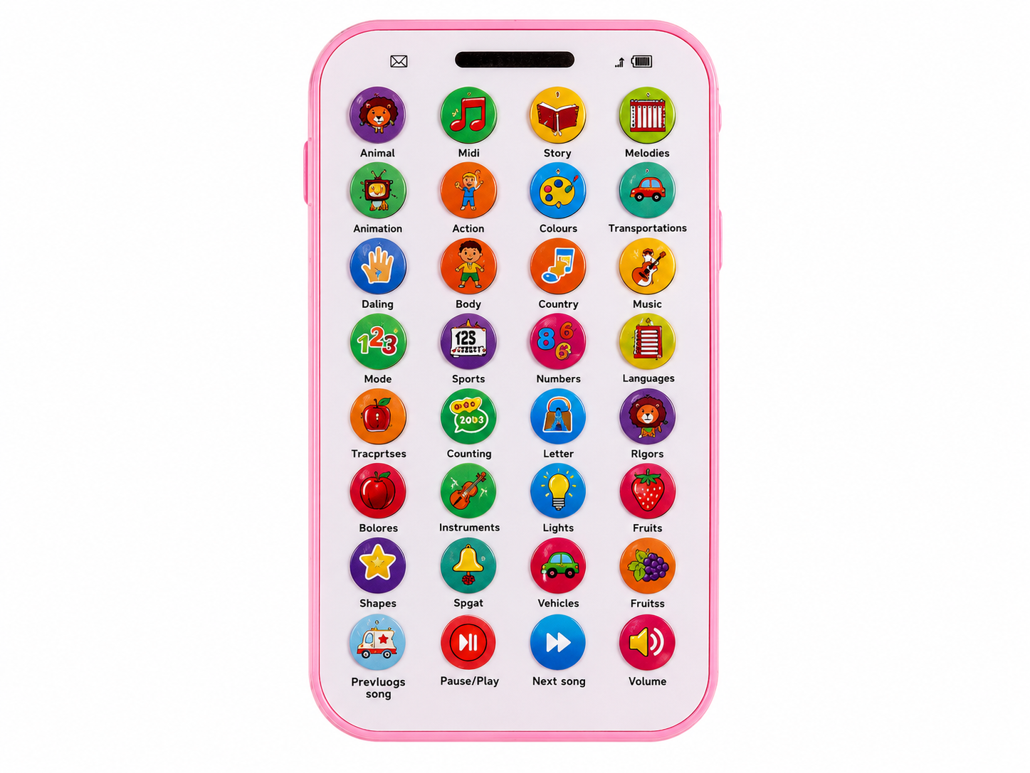Kids Educational Toy Phone – 28 Interactive Learning Keys with Music, Numbers, Letters & Sounds (Ages 3+)