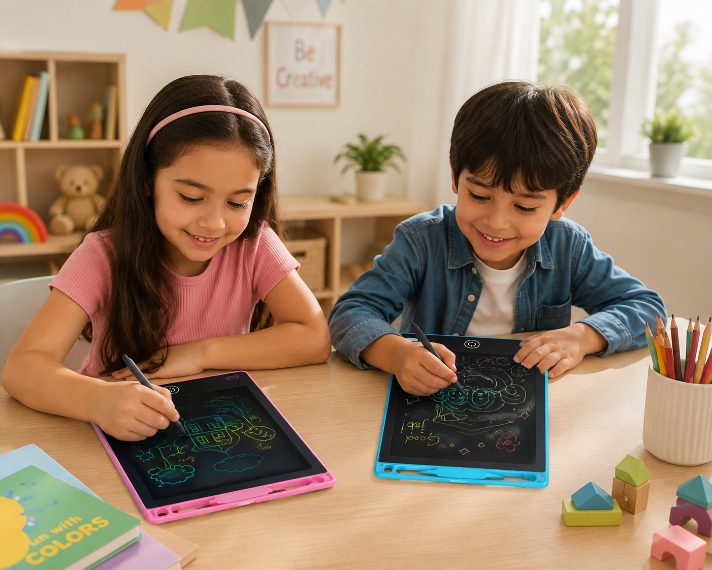 8.5 Inch LCD Writing Tablet – Reusable Digital Drawing & Writing Pad for Kids