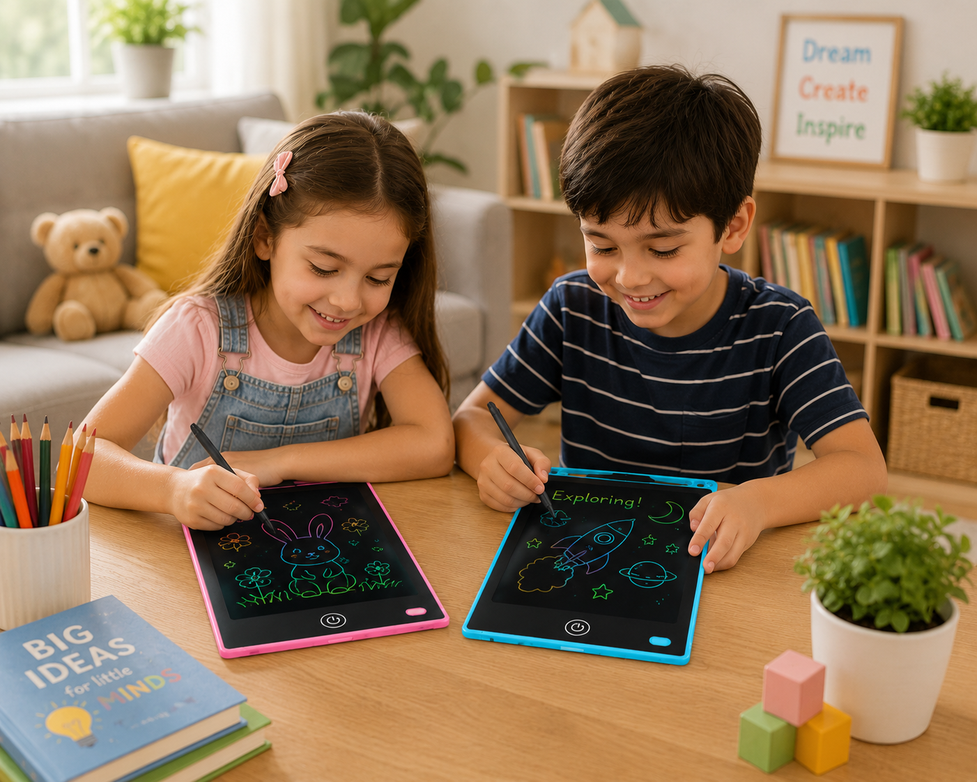 8.5 Inch LCD Writing Tablet – Reusable Digital Drawing & Writing Pad for Kids