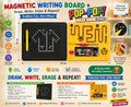 Kids Creativity & Brain Development Combo – Magnetic Drawing Board + Maze Challenge