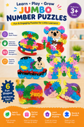 2-in-1 Double-Sided Number & Alphabet Puzzle Toy – Educational Learning Toy for Kids